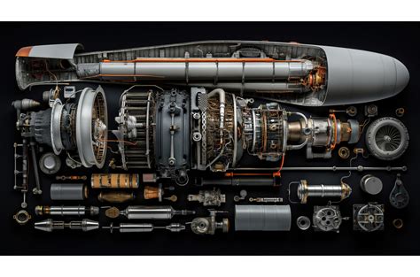 Image result for Jet Engine Exploded View