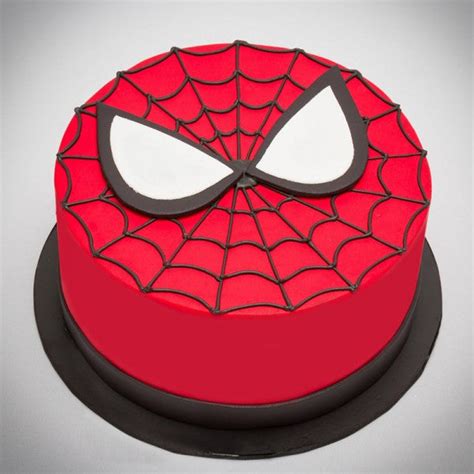 Red Black Spider Man Cake– Bloomsvilla