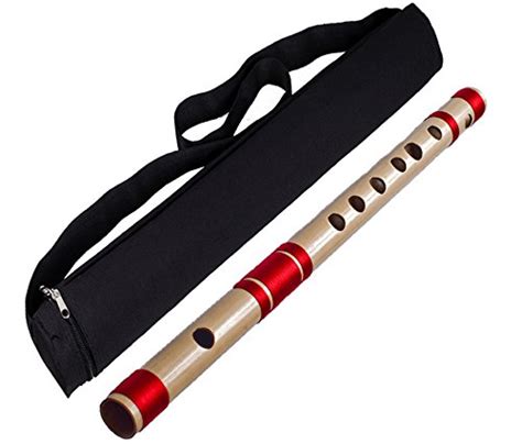 C Natural Medium Flute 19 inch/Free Flute carry case : Amazon.in ...