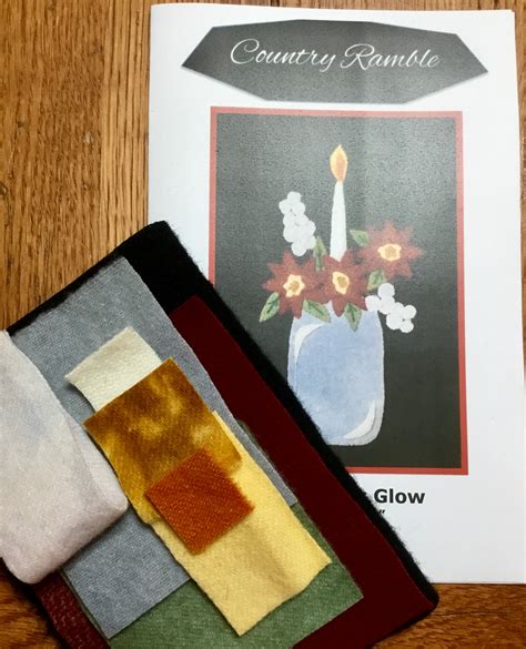 Christmas Glow - Wool Applique