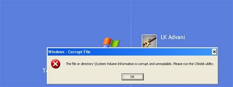 Image result for Corrupt File Error Message