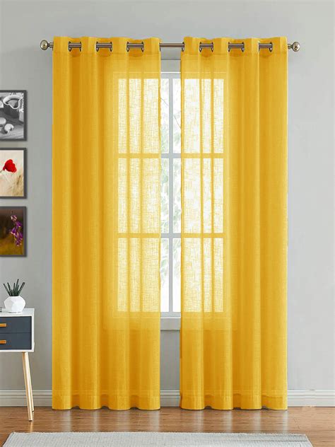 Yellow Cotton Curtain | HomeMonde Lifestyle – Homemonde