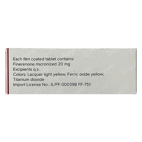 Buy Kerendia 20 mg Tablet online | Uses, Side Effects, Price and ...