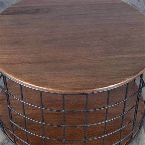 Buy Vista Caged Coffee Table - Brown from Home Centre at just INR 34250.0