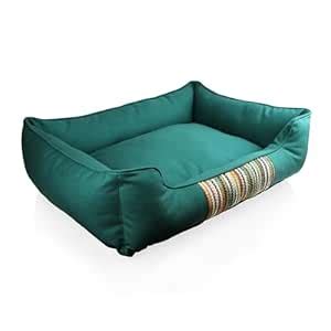 PAWPOURRI Teal Lounger Bed for Small to Medium Sized Dogs and Cats ...
