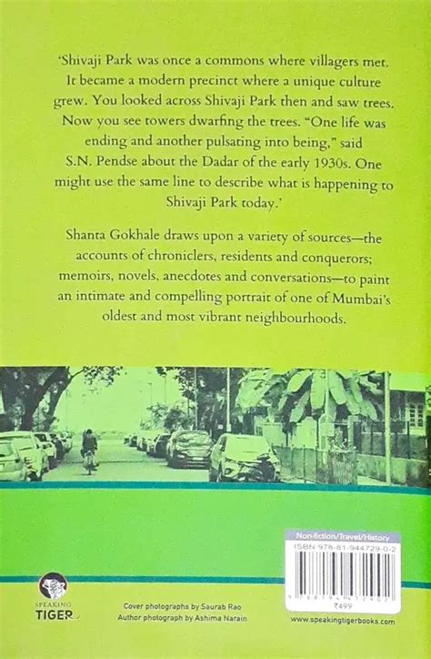 Shivaji Park Dadar 28 History Places People – Books and You