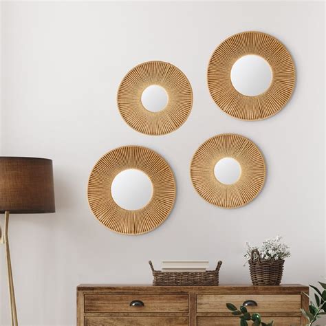 Buy Corsica Flex Set of 4 Decorative Wall Mirrors from Home Centre at ...