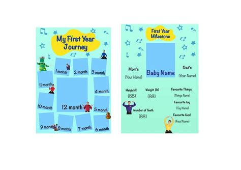 Entry #10 by Nahari94 for Create 1st year milestone board & babies 1st ...