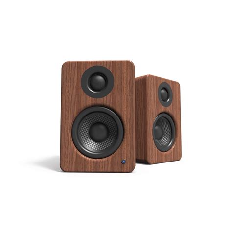 Kanto YU2WALNUT Powered Desktop Speakers - 100 Watts - Amplifier ...