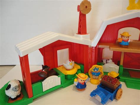 Fisher Price Little People Farm/Barn Musical Animal Sounds Lot w/15 ...