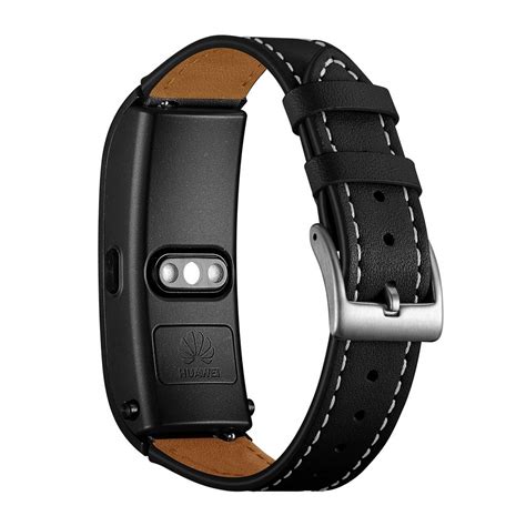 AISPORTS 18mm Quick Release Leather Watch Band for Huawei Talkband B5 ...