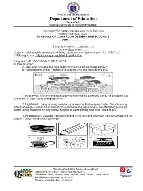 Image result for Cot Lesson Plan in Multi Grade 12