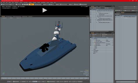 3D Remotely Piloted Patrol Boat model | 3D Molier International