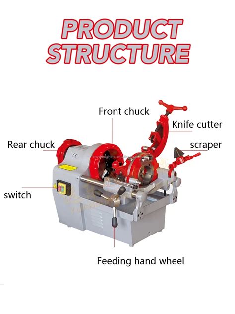 Image result for Mechanical Manual Threading Machine