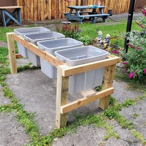 DIY Raised Garden Beds with Plastic Bins