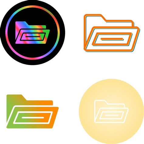 Open File Folder Vector Icon 40857602 Vector Art at Vecteezy