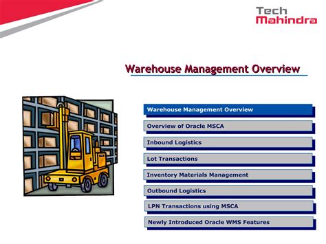 Image result for Oracle WMS Features
