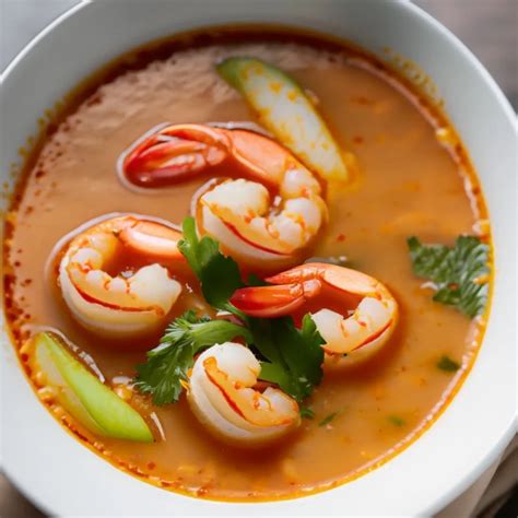 Thai Hot And Sour Shrimp Soup Recipe - Enjoy Exotic Flavors