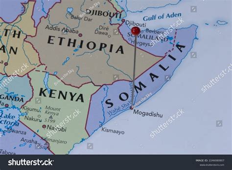 Mogadishu Map Africa