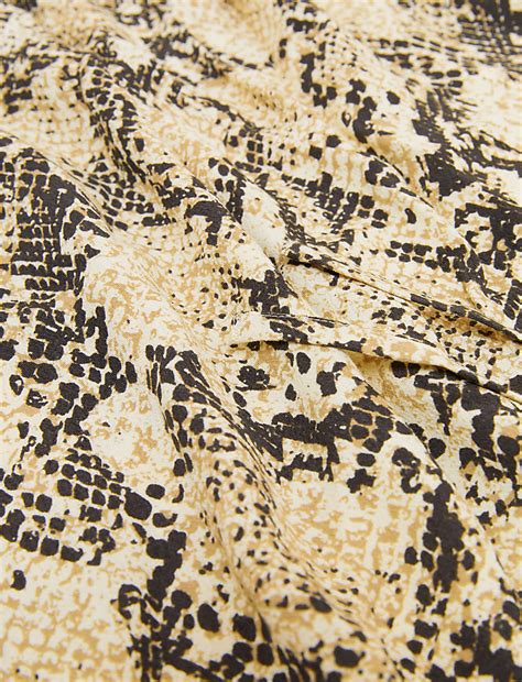 Buy Animal Print Midi Straight Pencil Skirt at Marks & Spencer