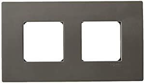 Schneider Electric Opale-4 Module Grid and Cover Plate, Gleaming Grey ...