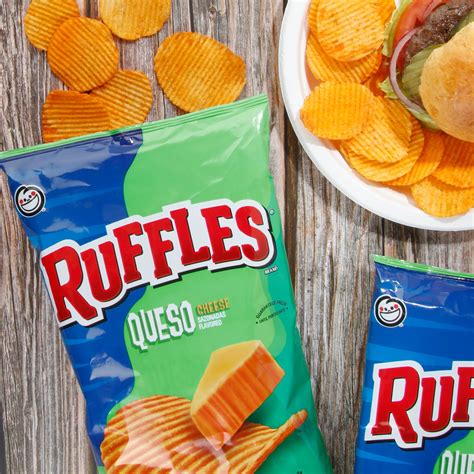 Ruffles Queso Cheese Flavored Potato Chips - 8 Oz India | Ubuy