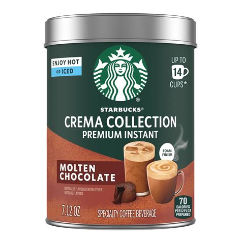 Milk Free? Starbucks Crema Collection Premium Instant Molten Chocolate ...