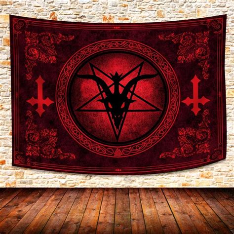 UHOMETAP Gothic Devil Demon Baphomet Satanic Symbol India | Ubuy
