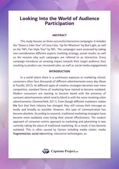 Image result for Abstract for Writing Capstone Project