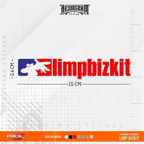 สติ๊กเกอร์ตัด LIMP BIZKIT Band Logo | Limp BIZKIT สติ๊กเกอร์ตัดโลโก้วง ...