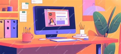 Office Computer Cartoon 的图像结果