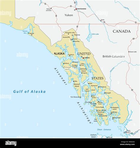 Map Of Alaska Panhandle