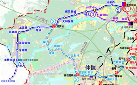 惠州地铁5号线最新规划（附规划图）- 惠州本地宝