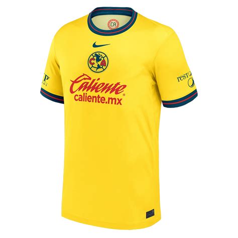 Nike Men's Club America 2024/25 Home Jersey Tour Yellow/Valerian Blue ...