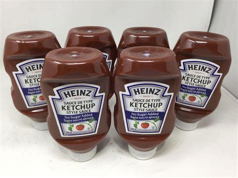 Heinz No Sugar Added Ketchup (6 x 750ml)