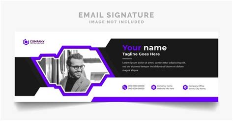 Modern email signature corporate template design mailers personal ...