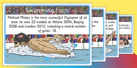 Swimming Display Facts - Twinkl - KS2 PE (teacher made)