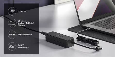 ALOGIC Rapid Power 100W Inline USB-C GaN Charger