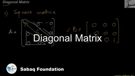 Diagonal Matrix 的图像结果