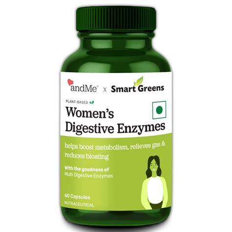 andMe x Smart Greens Women’s Digestive Enzymes Supplement Capsules