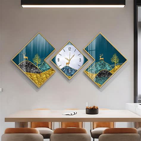 Golden Deer Premium Acrylic Wall Clock - The Next Decor