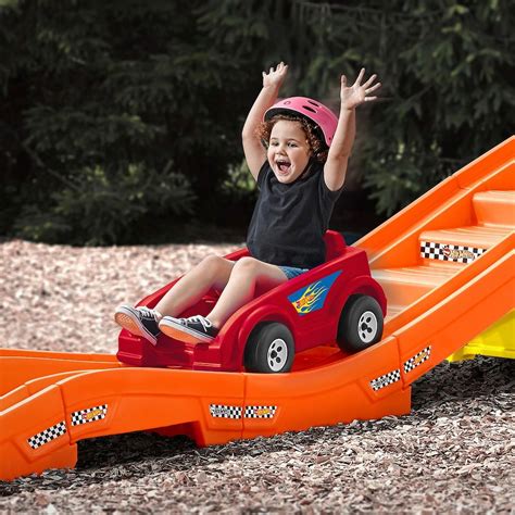 Hot Wheels Extreme Thrill Coaster | Kid roller coaster, Backyard toys ...