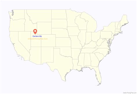 Map of Centerville city, Utah - Thong Thai Real