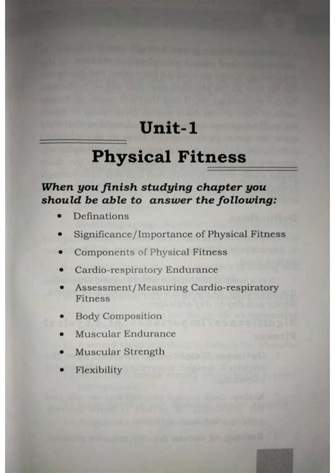 Physical fitness 🔥🔥 (18) - Physical concepts - Studocu