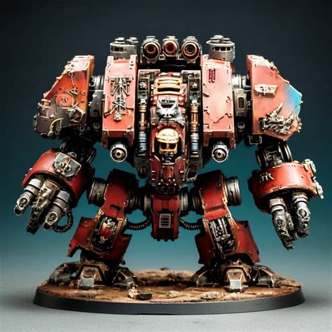 "Dreadnought, Warhammer 40,000" — image created in Shedevrum