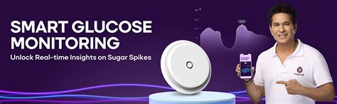 Sugar.fit Smart Glucose Monitoring Sensor for Diabetes, Real-Time Blood ...