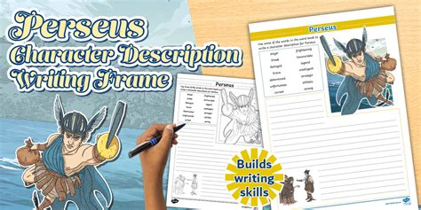 Perseus Character Description Writing Frame
