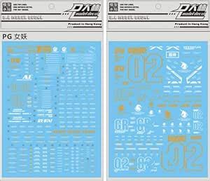 Fits Bandai Gundam Decal Decals PG 1/60 EXIA 00 Banshee RED Frame ...