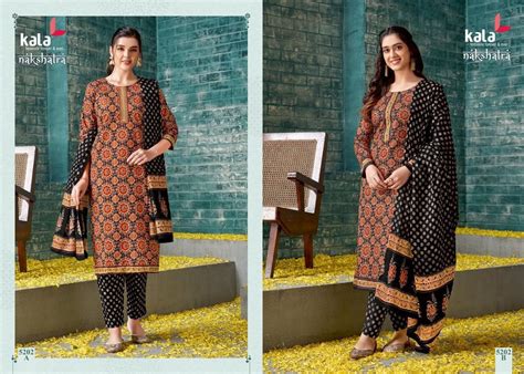 Kala Nakshatra Vol 1 Cotton Readymade Kurti Pant With Dupatta Full Set ...