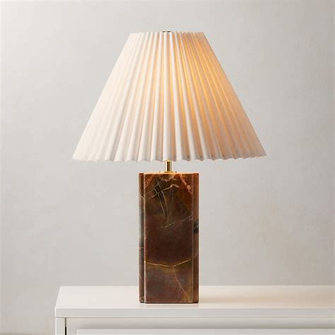 Raw Marble Table Lamp + Reviews | CB2 Canada